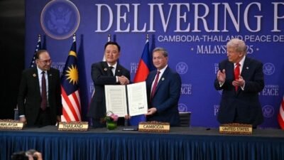 Trump-Anwar Ibrahim Saksikan, Thailand-Kamboja Tandatangani Deklarasi Damai Sejarah!