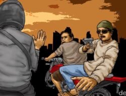 **Koboi Berpistol, Duo Pencuri Motor Ditangkap di Bekasi, Pernah Viral di Lampung dengan 5 Tembakan**