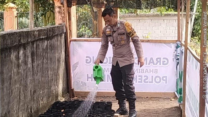 Bhabin Polres Rohul Tanam 1.000 Bibit, Gugurkan Greenwashing?