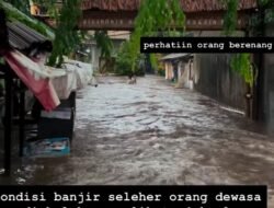Banjir Tinggi di Petogogan Jaksel Tanggul Kali Krukut Jebol