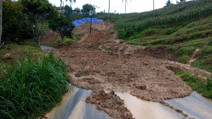 Longsor 100 Meter Tutup Jalur Utama, Petaka Transportasi di Tulungagung-Trenggalek via Pagerwojo