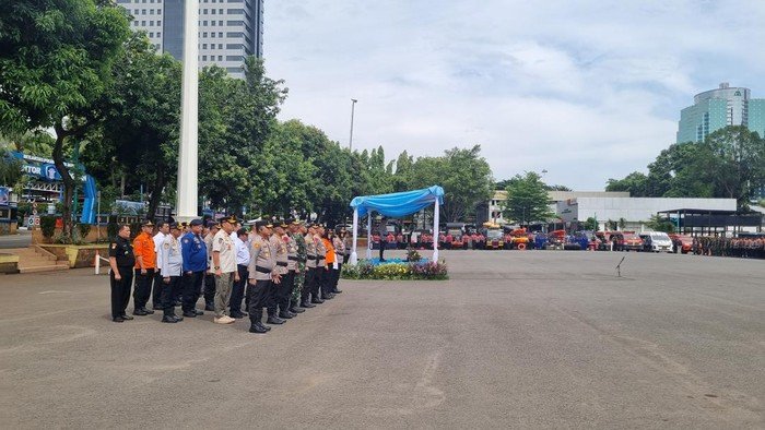 Kapolda Metro Gelar Apel Siaga Bencana, Ratusan Personel Siap Tanggap