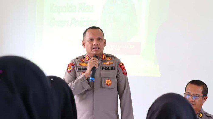 Kapolres Siak Bersama Generasi Muda, Tanam Pohon dan Cegah Kerusakan Alam