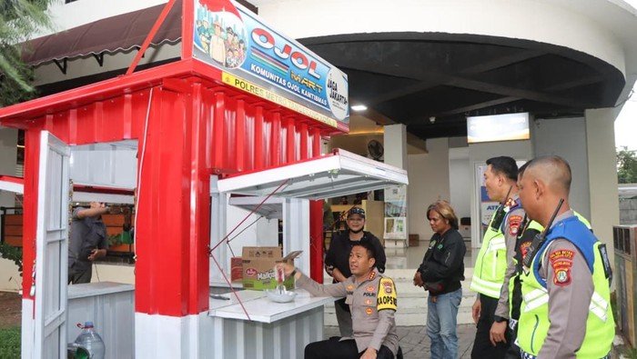 Polres Metro Tangerang Kota Resmikan Ojol Mart, Dukung Mandiri Ekonomi Ojol