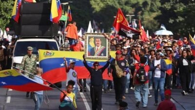 Ribuan Warga Venezuela Gelar Aksi, Tuntut Pembebasan Maduro dari Penjara