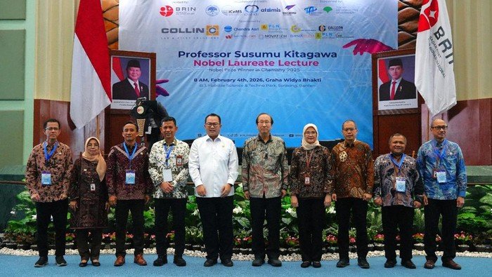 Nobel Kimia 2025 Berbagi Inspirasi di Indonesia, BRIN Hadirkan Peraihnya untuk Mempacu Periset Muda!