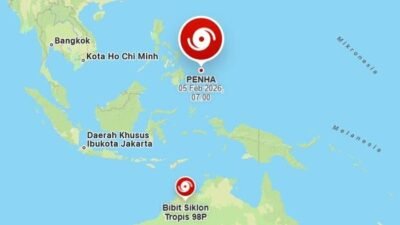 Siklon Tropis PENHA Siap Menyapu 3 Provinsi dengan Cuaca Ekstrem