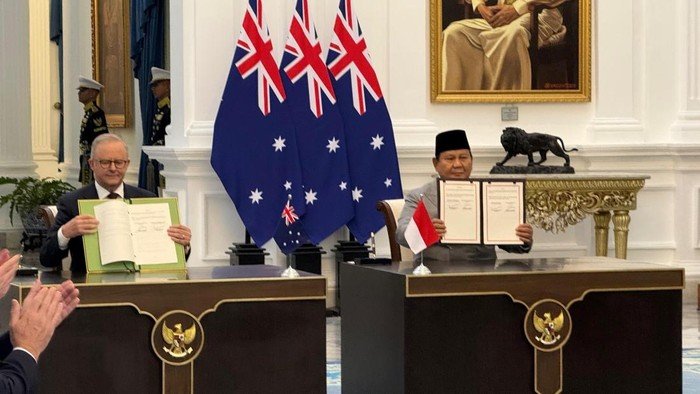 Prabowo dan PM Albanese Teken Traktat Keamanan RI-Australia, Perkuat Stabilitas Kawasan