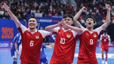 **Final Piala Asia Futsal: Indonesia Gagalkan Iran dengan Skor 3-2 di Babak Pertama**