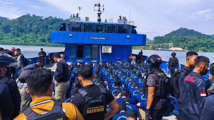 Bertambah 214 Napi High Risk Ke Nusakambangan, Angka Tembus 2.189 Orang!