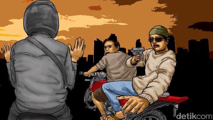 Duo Begal Tersandera di Tangerang, Polisi Ringkus Penjahat yang Ancam Korban dengan Sajam