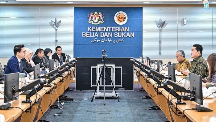 Erick Thohir Bertemu Menpora Malaysia, Bahas SEA Games-Dana Pensiun Atlet - Update 1