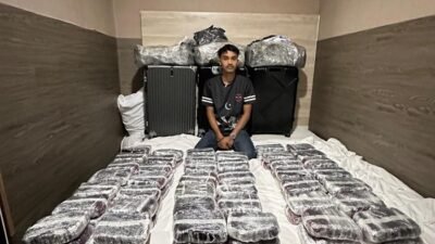 KURIR NARKOBA ASAL MALAYSIA TANGGALAN POLISI DI DUMAI, 99 Ribu Butir Happy Five Disita!