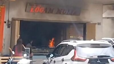 **Emak-emak Makassar Bakar Toko Emas Rp2 Miliar, Rok Terbakar Saat Kabur**