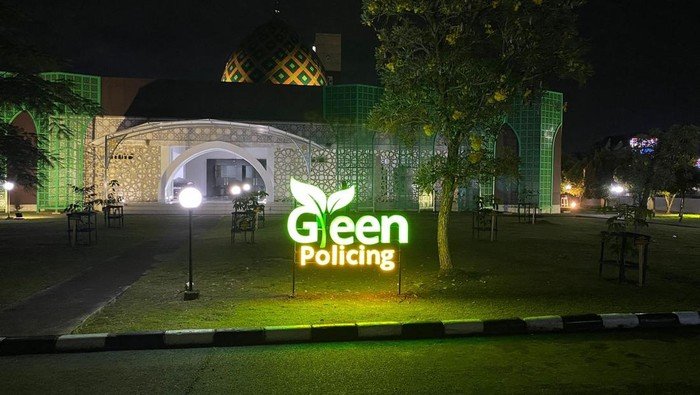 **10 Papan Ikonik 'Green Policing' Polda Riau, Transformasi Pekanbaru Menjadi Kota Hijau**