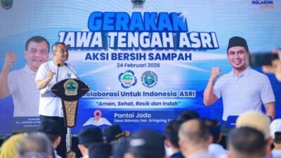 **Hari Peduli Sampah, Ahmad Luthfi Bersama Ribuan Relawan Bersihkan Jawa Tengah**