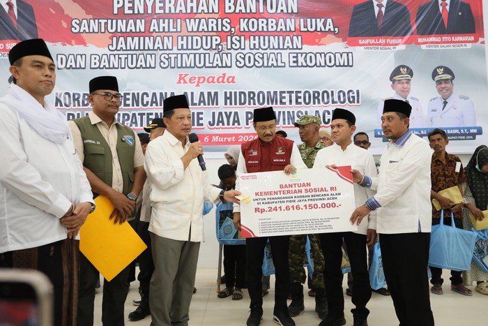 Pemerintah Salurkan Bansos Rp 878,6 M untuk Korban Bencana Sumatera, Gelombang Pertama Mulai Disalurkan