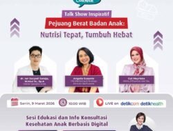 “Hari Gizi Nasional, Sarihusada Luncurkan Gerakan Lawan Obesitas Anak”
