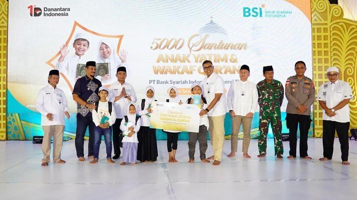 BSI Santuni 5.000 Anak Yatim Serentak, Ramaikan Ramadan di 9 Lokasi