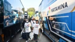 **Pertamina Berangkatkan 5.000 Pemudik dengan 153 Bus ke 23 Kota, Dukung Mudik Aman 2026**