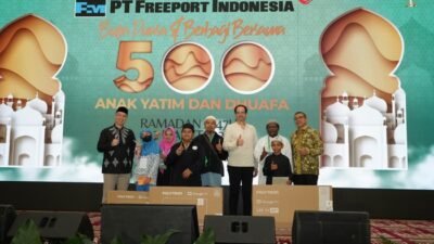 “700 Masa Depan Terang, Rela Diberikan oleh Karyawan Freeport Indonesia untuk Anak Yatim & Dhuafa”