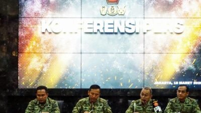 **TNI Rilis Poin-poin Penyiraman Air Keras oleh 4 Anggota BAIS, Empat Prajurit Diamankan**