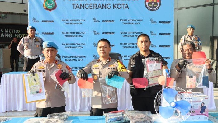 Polisi Sikat Komplotan Curanmor di Tangerang, 7 Debt Collector Gadungan Ditangkap - Update 1