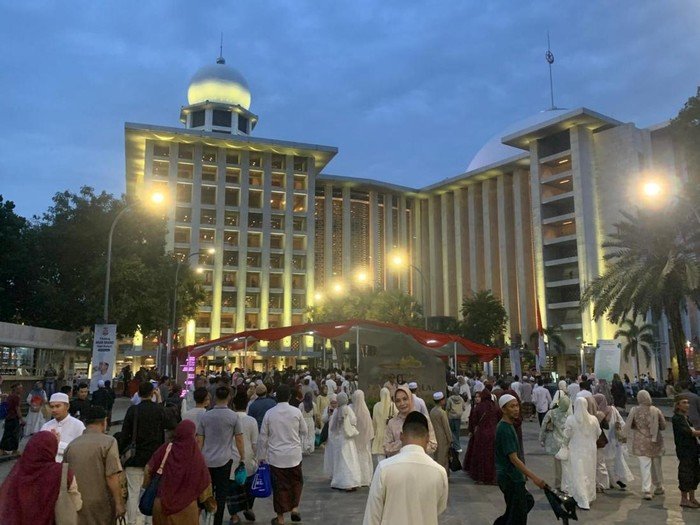 Jemaah Mulai Berdatangan, Istiqlal Siap Sambut Puncak Idul Fitri