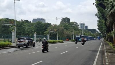 “Dishub Beraksi, Kawasan Monas Siang Ini Bersih dari Parkir Liar”